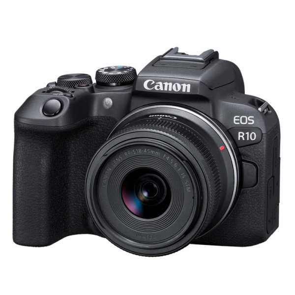 Canon EOS R10 Mirrorless Camera with 18-45mm Lens