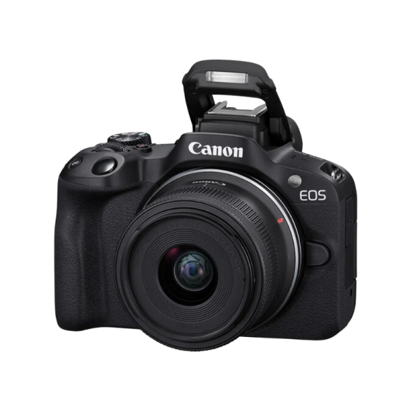 Canon EOS R50 Mirrorless Camera with 18-45mm Lens (Black)