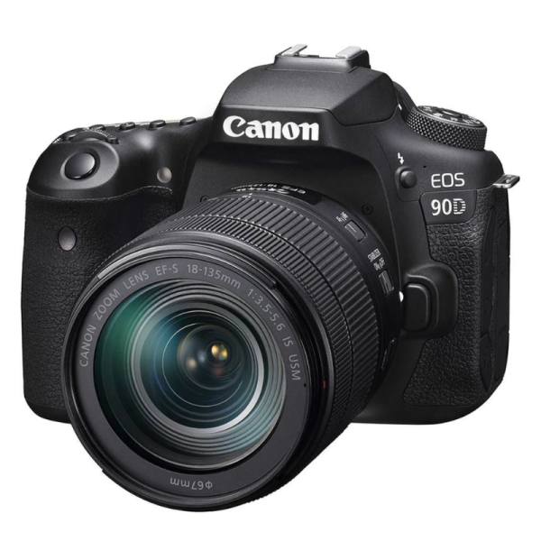 Canon EOS 90D DSLR Camera with 18-135mm Lens