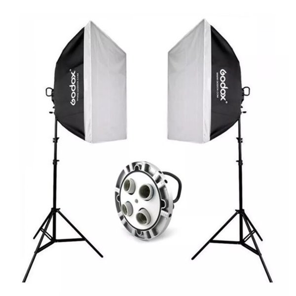 Weifeng Kit De Iluminacion Soquet De 4 Focos