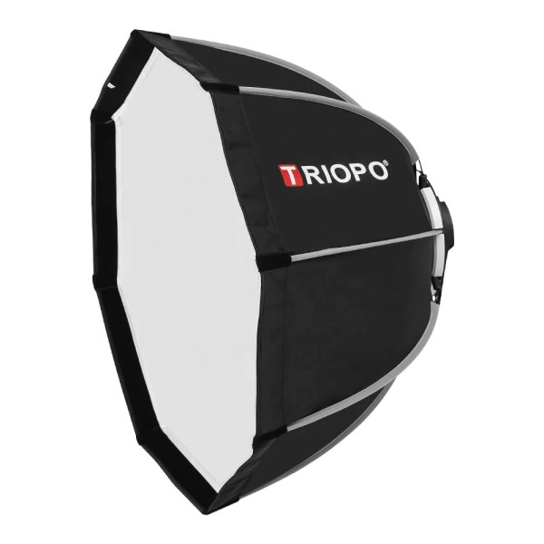 sofbox octogonal Triopo KII120 (montura bowens flash de estudio) + grilla