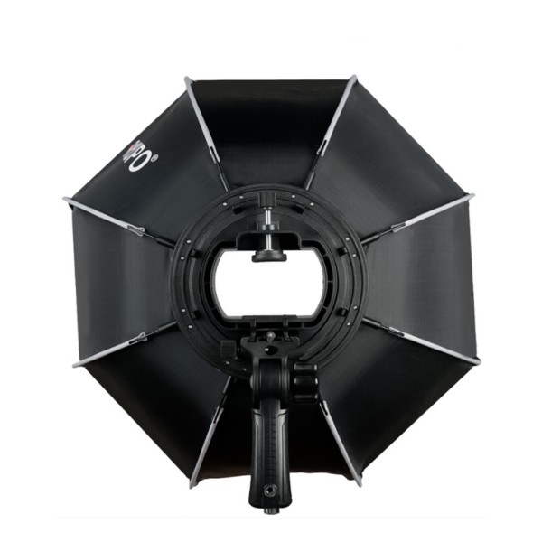 softbox octogonal triopo KS 65 (montura  para flash de mano) + grilla